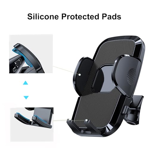 szyuchen Car Cell Phone Holder Mount for Jeep Wrangler JK JKU 2017 2016 2015 2014 2013 2012 2011 Interior Accessories, Dashboard Mobile Phone Stand Compatible with 4.0"-7.0" Cell Phones - Image 4