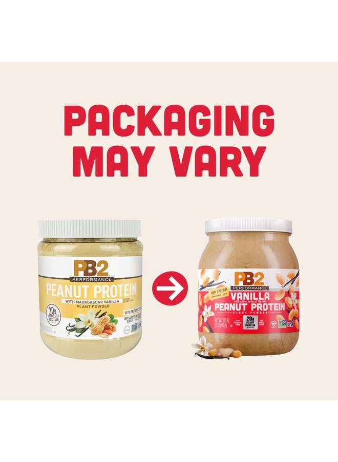 PB2 Performance Madagascar Vanilla Peanut Theine 907g - Image 2