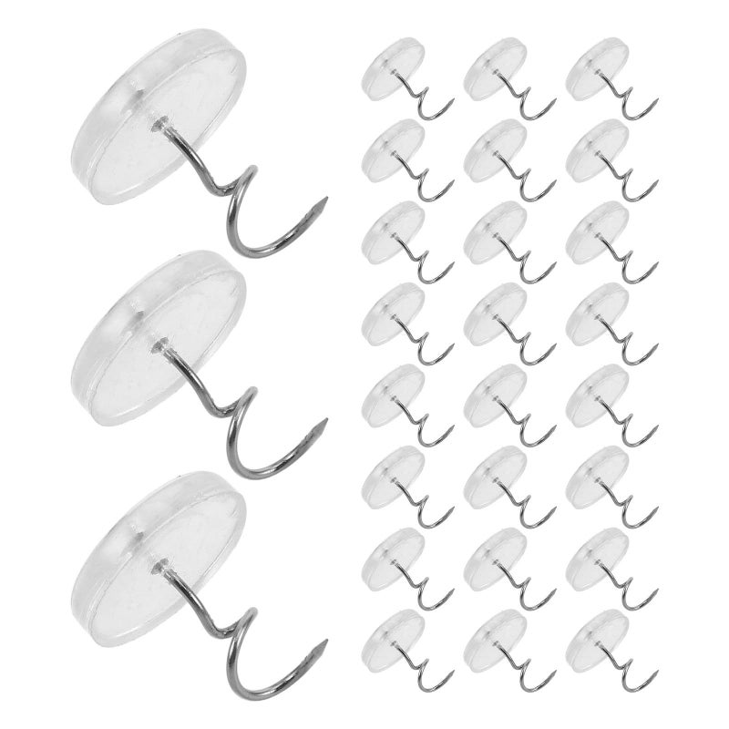 Spiral Upholstery Pins 100 Pcs Bed Skirt Slipcover Fasteners for Home Bedding Furniture Decoration - Image 2