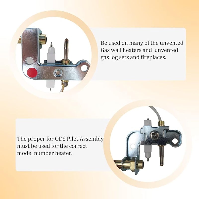 Pilot ODS for Mr Heater Enerco Heatstar Unvented Propane Gas Wall Heaters - Image 2