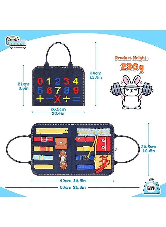 Toddler Busy Board Toddler Activities Board Educational Learning Toys - Image 4