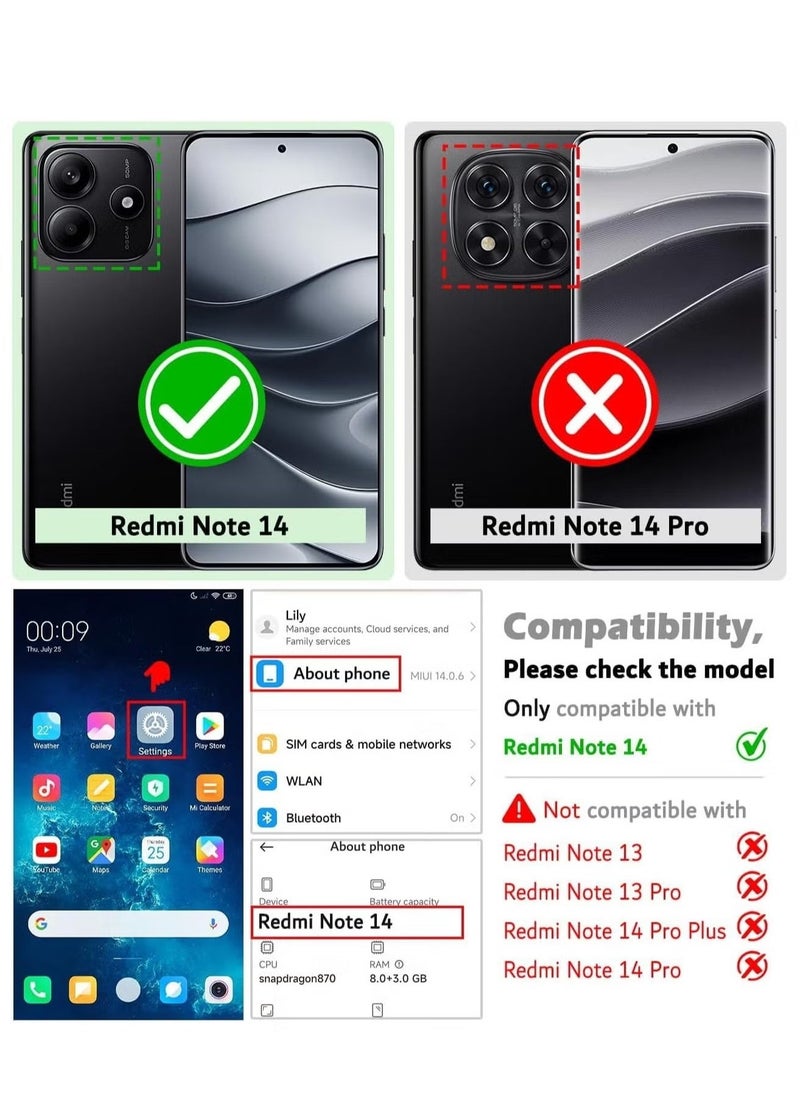 JAJEEK Xiaomi Redmi Note 14 5G Case Cover – Liquid Silicone Soft TPU, Lightweight Shockproof Protective Case with Camera Protection for Xiaomi Redmi Note 14 5G, Sleek, Durable, and Comfortable Grip - Image 2