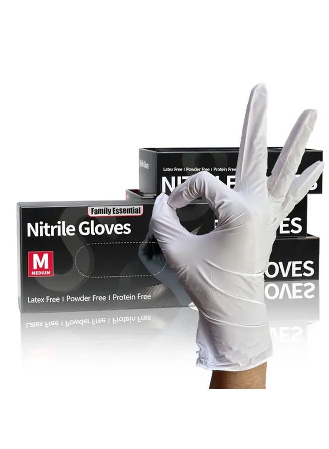 70 Pcs Large Disposable Nitrile Gloves Latex Free Powder Free Durable Reusable - Image 2
