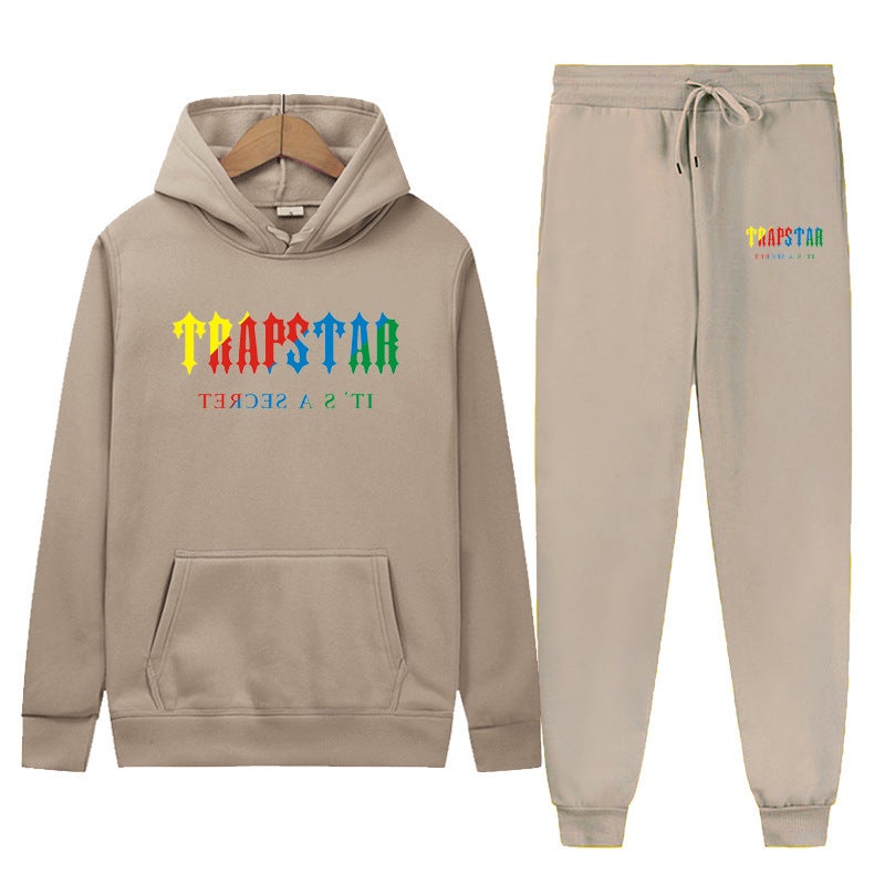Men'S And Women'S Sweater Sweatpants 2-Piece Sports Suit Leisure Sports 16-Color Hoodie Printing - Image 5