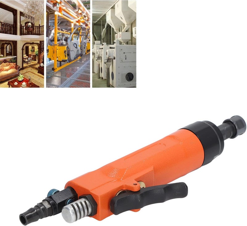 Straight Air Die Grinder, Pneumatic Die Grinder with 6mm Precise Collet, 3000RPM Ergonomic Compact Air Grinder Tool for Grinding Polishing and Derusting in Auto Aircraft Repair - Image 4