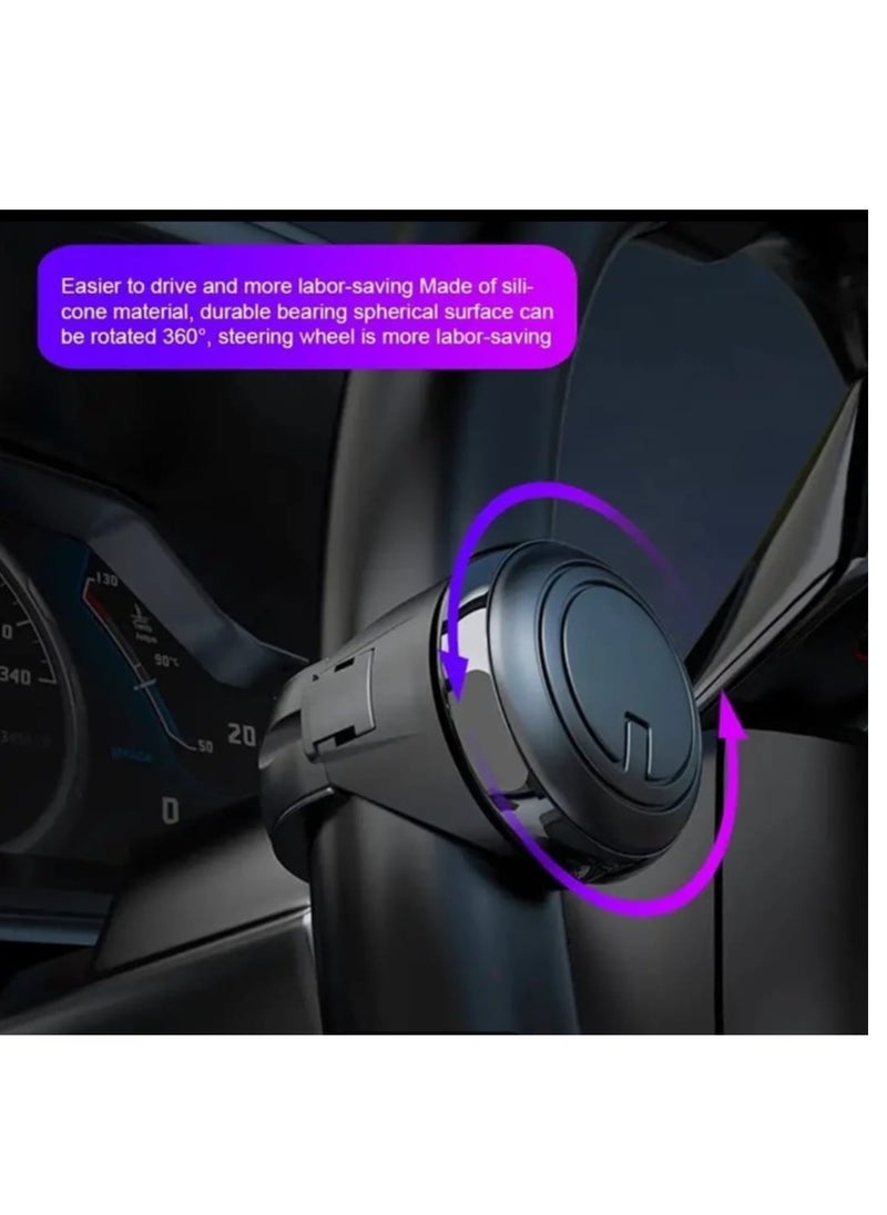 Generic - Universal Car Steering Wheel Booster Ball, Labor Saving Turning Spinner Knob with Bearing Power Handle Holder, Essential Automotive Accessory for Enhanced Steering Control - Image 1