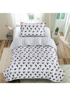 Al Home Children'S Velvet Mattress 3 Pieces - Single - Multicolor With Drawings By Alhome 110112691 220x50x170 cm Thickness 25 cm 