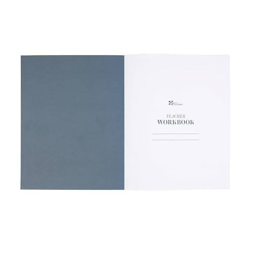 Erin Condren Teacher Workbook, Teacher Planner Companion, Lesson Planning Notebook, Layflat and Lightweight Japanese-Style Notebook, Stylish Minimal Linen Texture Covers - Image 5