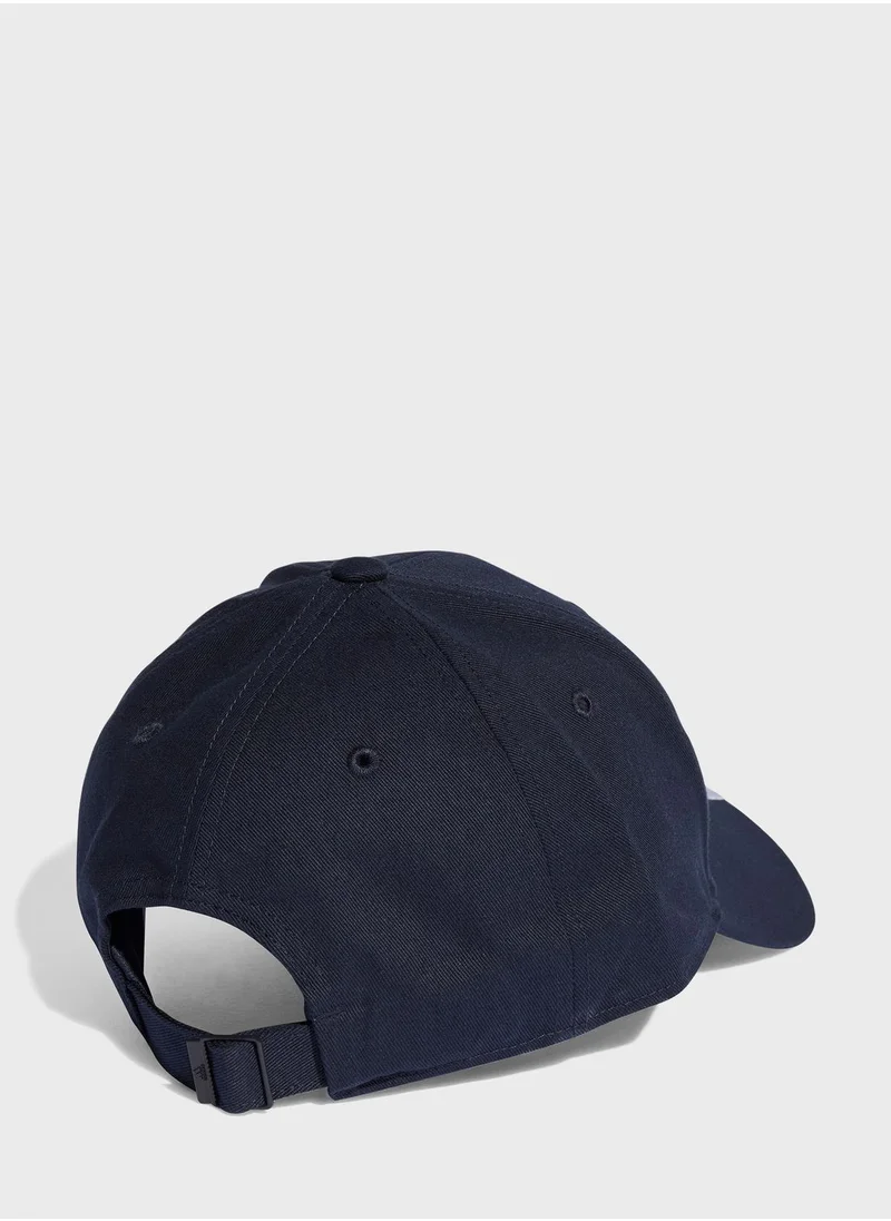 Adidas 3 Stripes Cotton Twill Baseball Cap