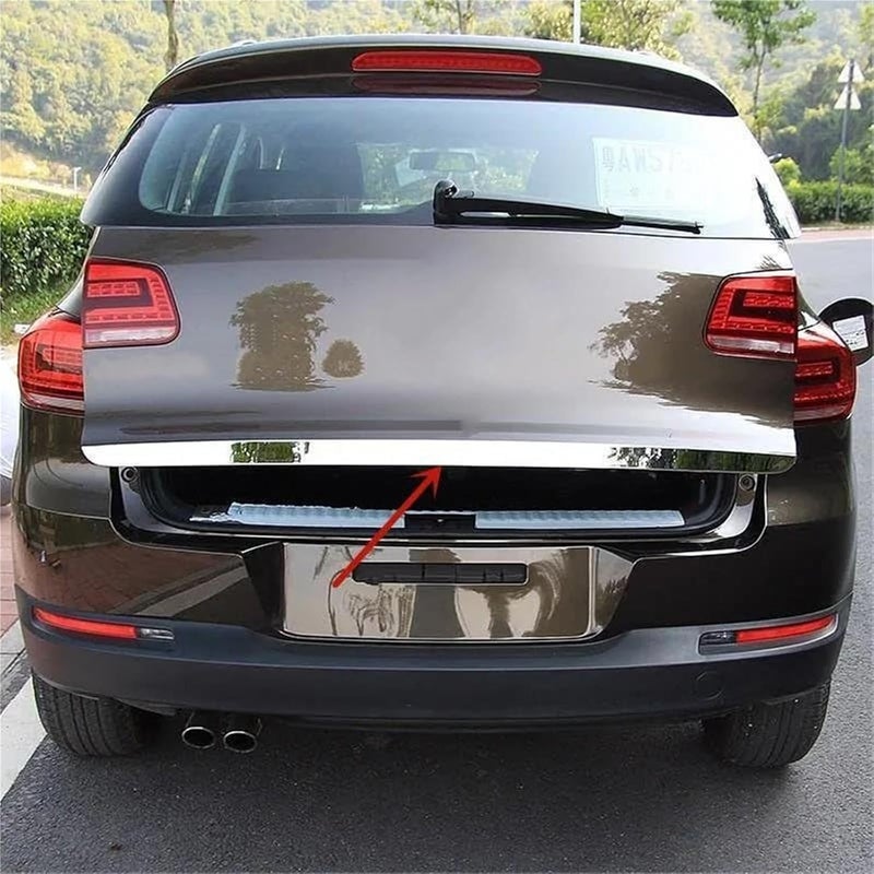 Vuzmode Stainless Steel Rear Bumper Protector for VW Tiguan - Image 2