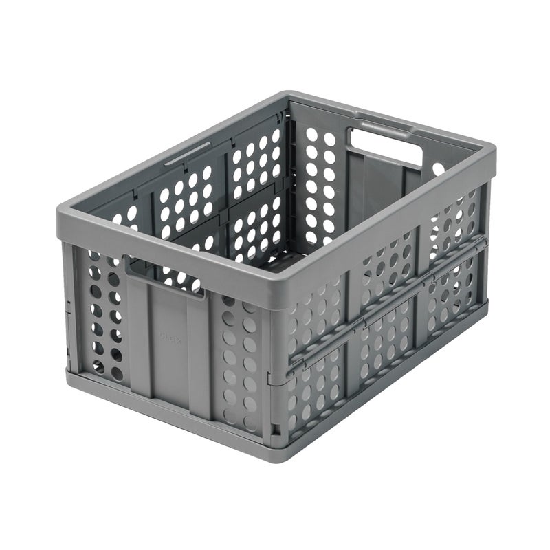 ClaxÂ® crate | folding box | basket | 48 qt (12 gal) | grey - Image 1