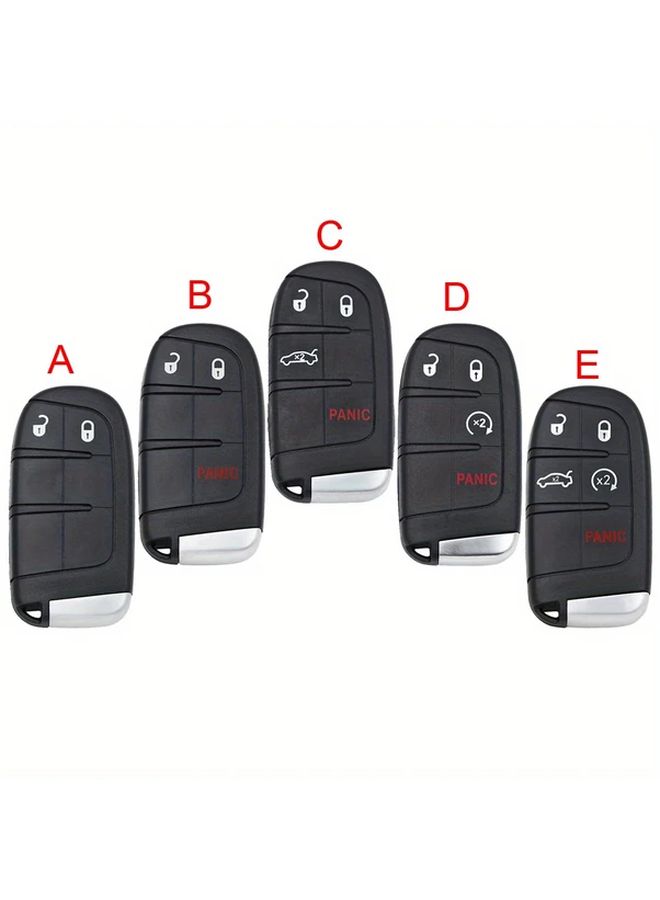 3 Buttons Smart Remote Car Key Shell Case For Jeep Grand Dodge Charger Challenger Chrysler 200 300 Blade - Image 1