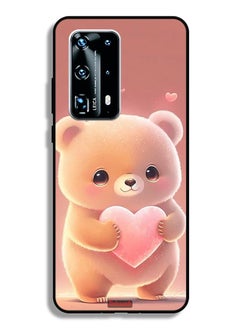 Tolwak حافظة واقية لهاتف Huawei P40 Pro Plus 5G مع دب باندا صغير لطيف يحمل قلبًا  - Image 2