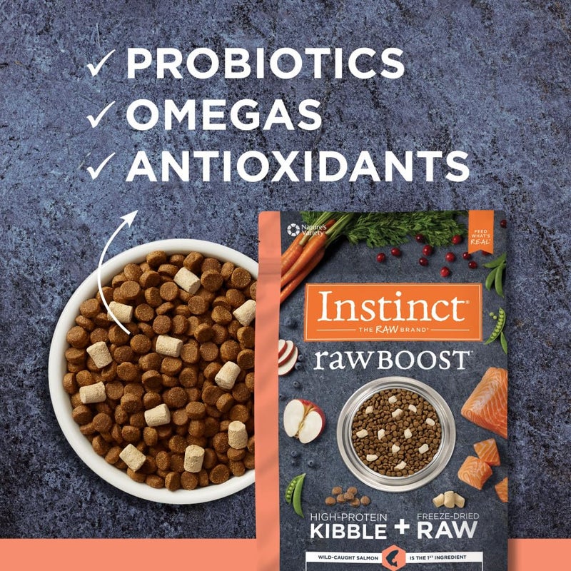 Instinct Raw Boost, Natural Dry Cat Food with Freeze Dried Pieces, High Protein, Grain Free Recipe - Real Salmon, 4.5 lb. Bag - Image 5