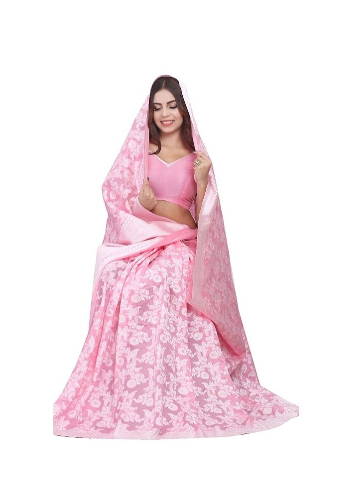 مملكة الإكسسوارات ساري نسائي من الحرير الصناعي من أكسسورايز كينغدوم مع بلوزة  - Image 5