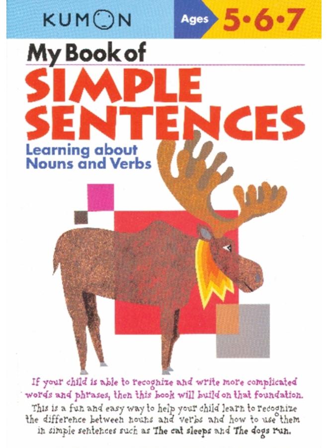 My Book of Simple Sentences: Nouns and Verbs