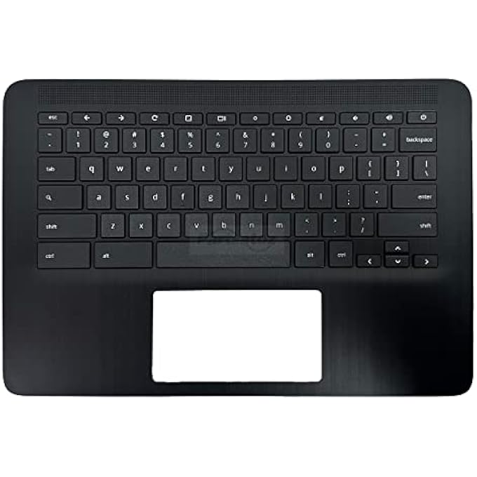 LAPTOP PALMREST UPPER CASE TOP COVER WITH KEYBOARD NO TOUCHPAD REPLACEMENT PART FOR HP CHROMEBOOK 14 G6 14 G6 TOUCH TPN-Q231 L90459-001 - Image 1