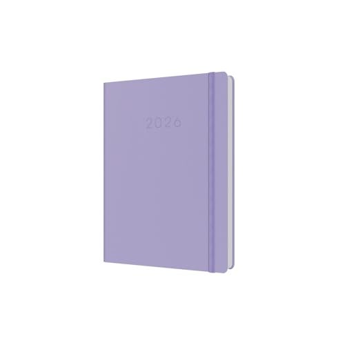 Collins Legacy 2026 12 Month Calendar Year Planner DayToPage with 12 Hourly Appointments Diary A5 Hard Cover Lilac CL515526 - Image 1