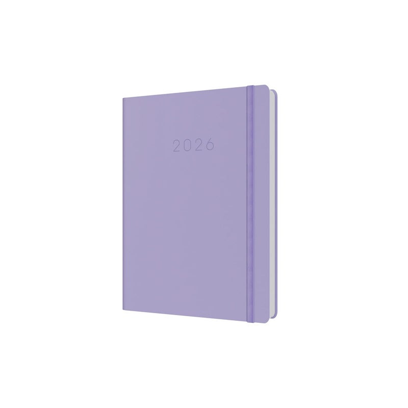 Collins Legacy 2026 12 Month Calendar Year Planner DayToPage with 12 Hourly Appointments Diary A5 Hard Cover Lilac CL515526 - Image 2