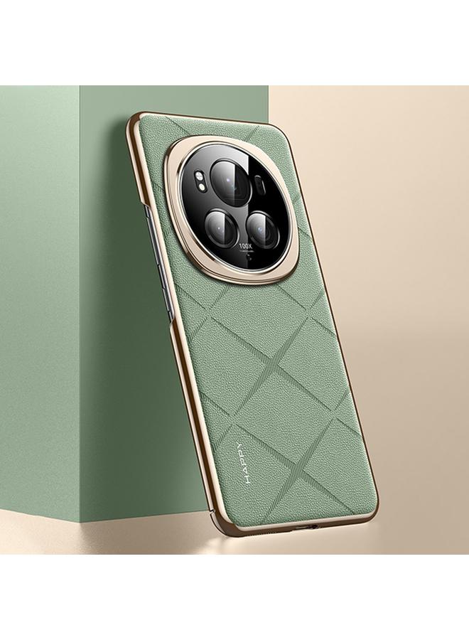 اس-توب جراب لهاتف Honor Magic6 Pro مصنوع من الجلد العادي - Image 1