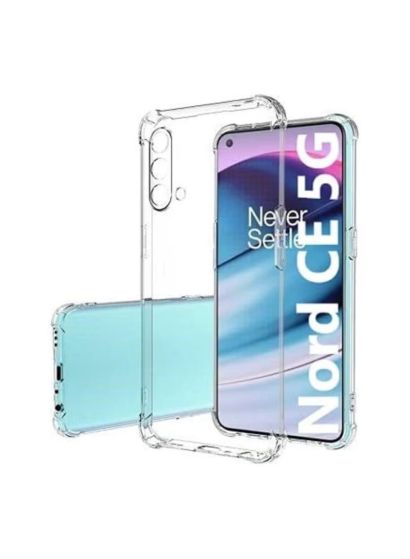 Raxoom Silicone Protective Case For OnePlus Nord CE 5G Clear 