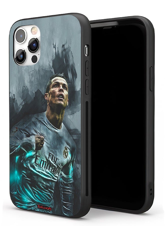 Tolwak Apple iPhone 11 Pro Max Protective Case Cristiano Ronaldo Art - Image 1