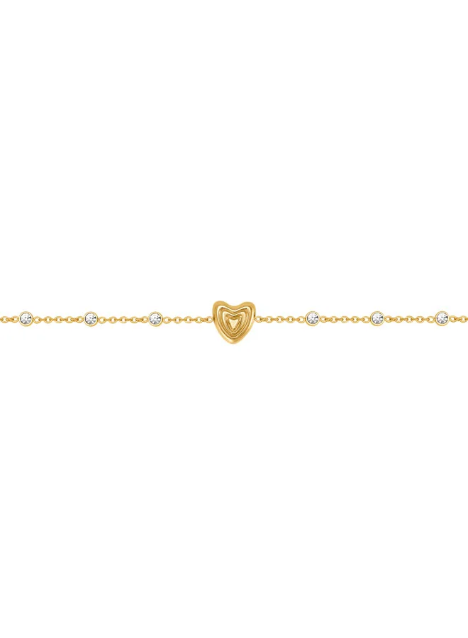 إسكادا Mina Gold Plated Stainless Steel Bracelet for Women 140mm