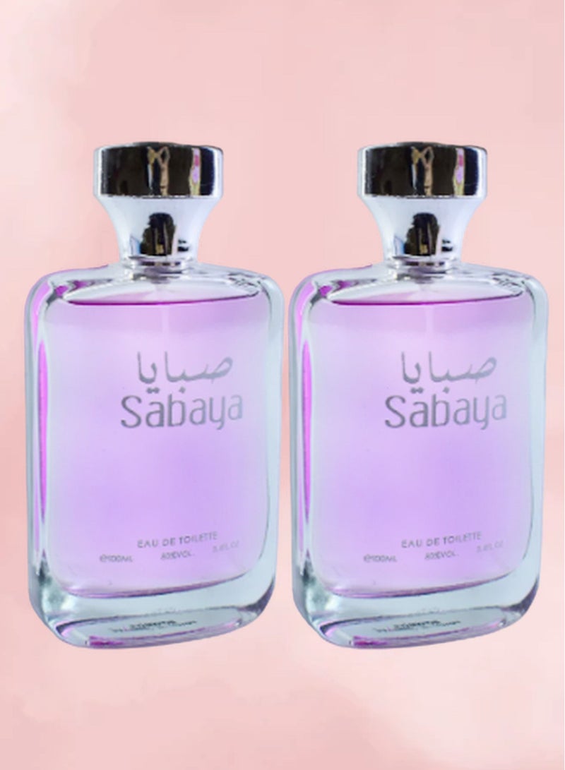 صبايا 2 قطع عطر صبايا 100 مل EDT - Image 1