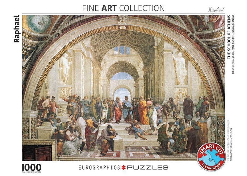 EuroGraphics School of Athens by Raphael 1000 Piece Puzzle - Image 3