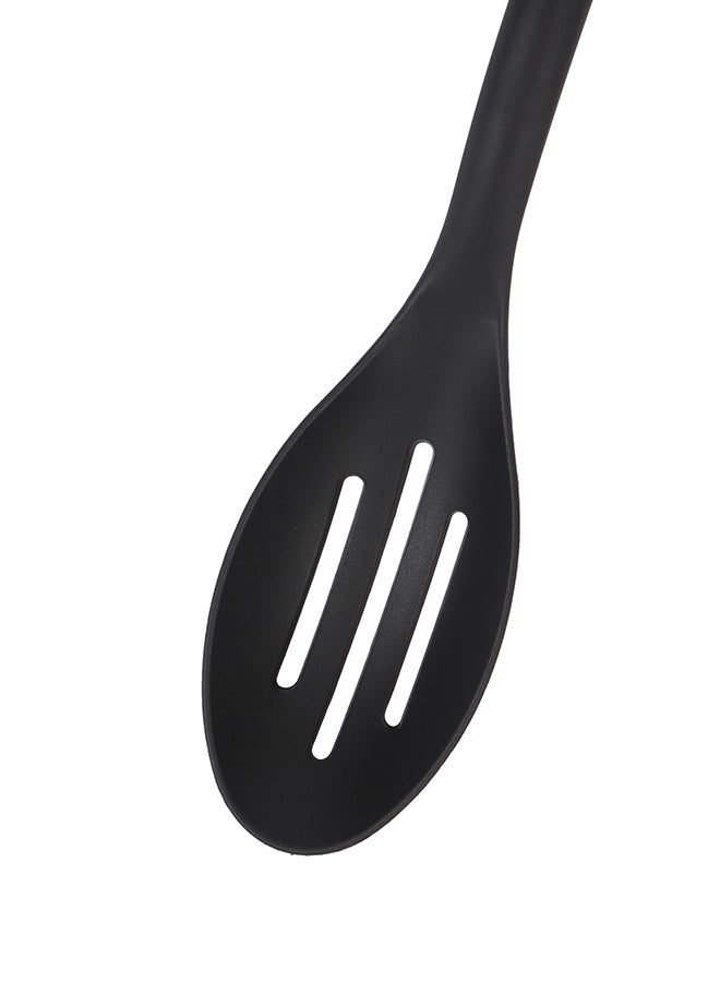 Royalford Nylon Slotted Serving Spoon- RF11920 Ideal for Serving Main Dish, Straining Pasta Or Vegetables Deep Spoon with Comfortable Handle Black - Image 3