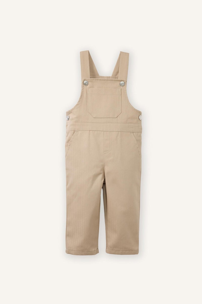 DeFacto Beige BabyBoy Baby Boy Gabardine Jumpsuit Casual - Image 3