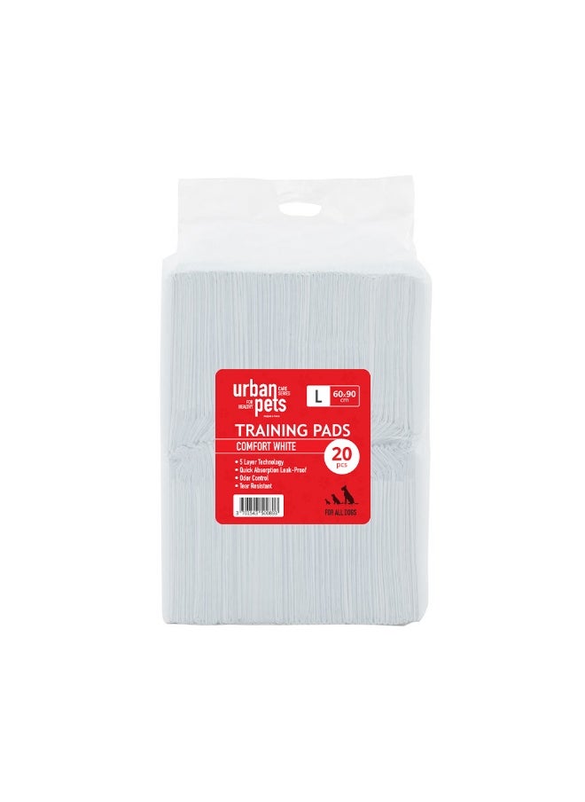 Urban pets Urban Pets Value Puppy Pads - White - 60 x 90 cm - 20 pcs 