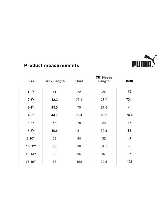 PUMA - Power Kids Girls Colour Block Shortsleeve T-Shirt - Image 1