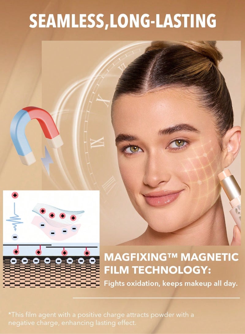 SHEGLAM Skin Magnet High Coverage Foundation Stick- Bamboo - Image 2