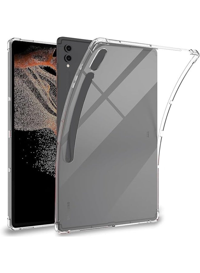 Case for Samsung Galaxy Tab S10 Ultra 2024/ S9 Ultra 2023 Tablet 14.6 Inch Case, Soft TPU Shookproof Ultra-Thin Lightweight Anti-Scratch Protective Cover for Galaxy Tab S10 Ultra-Clear - Image 1