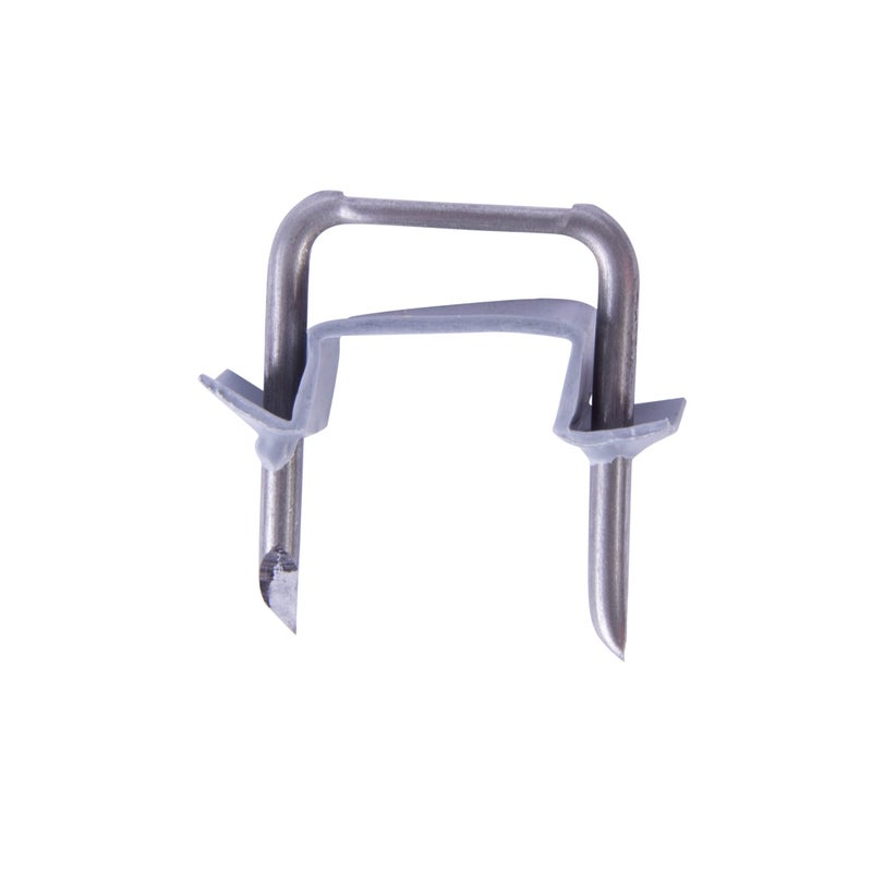 Gardner Bender MSI5310 1316 in 21mm Metal Insulated Service Entrance Staple wPolyethylene Insulated Strap Grey 50Pack