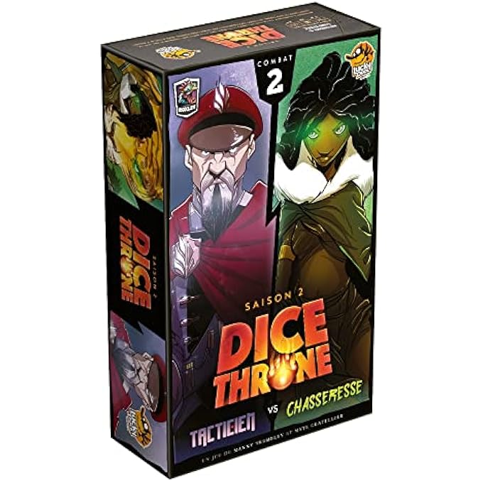 لاكي داك جيمز ألعاب البطة المحظوظة | عرش النرد: تكتيكي مقابل الصياد | لعبة لوحية للكبار والأطفال | لعبة استراتيجية | النرد والقوة القتال | 2 لاعبين | 20 إلى 40 دقيقة | الإنكليزية - Image 1