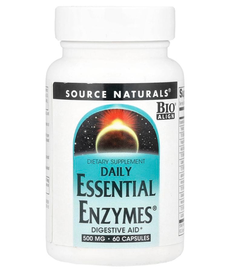 Daily Essential Enzymes® 500 mg 60 Capsules
