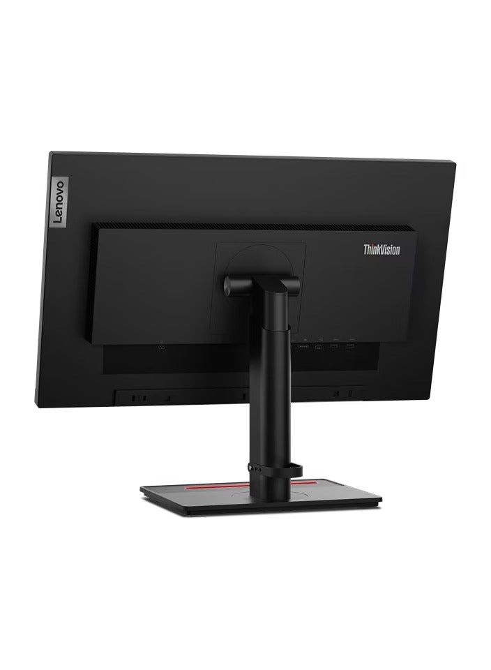 Lenovo ThinkVision T24m-29 "63A5GAT6UK", 23.8" FHD (1920x1080) IPS Monitor, 4 ms, HDMI, USB Type-C, Ethernet, High Adjustment Pivot Stand | Black Black - Image 2