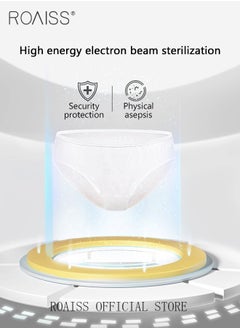 roaiss 5-Piece Disposable Underwear for Women Portable Throwaway Sterile Pure Cotton Underpants for Business Supplies Travel and Maternity Postpartum  - Image 4