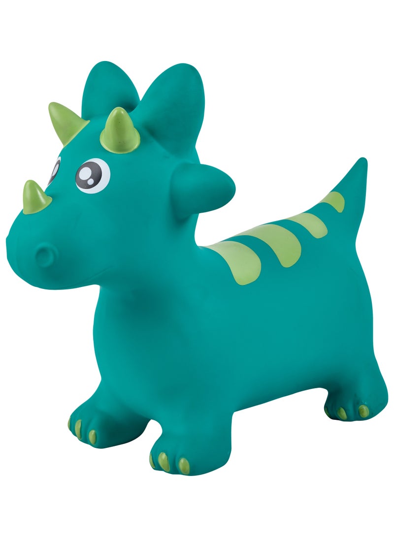 EUREKA KIDS Eurekakids Jumping Dinosaur Inflatable Bouncing Toy | For Toddler and Kids | Develop Motor Skills | Includes inflator/ pump | For 12M+ - Image 1