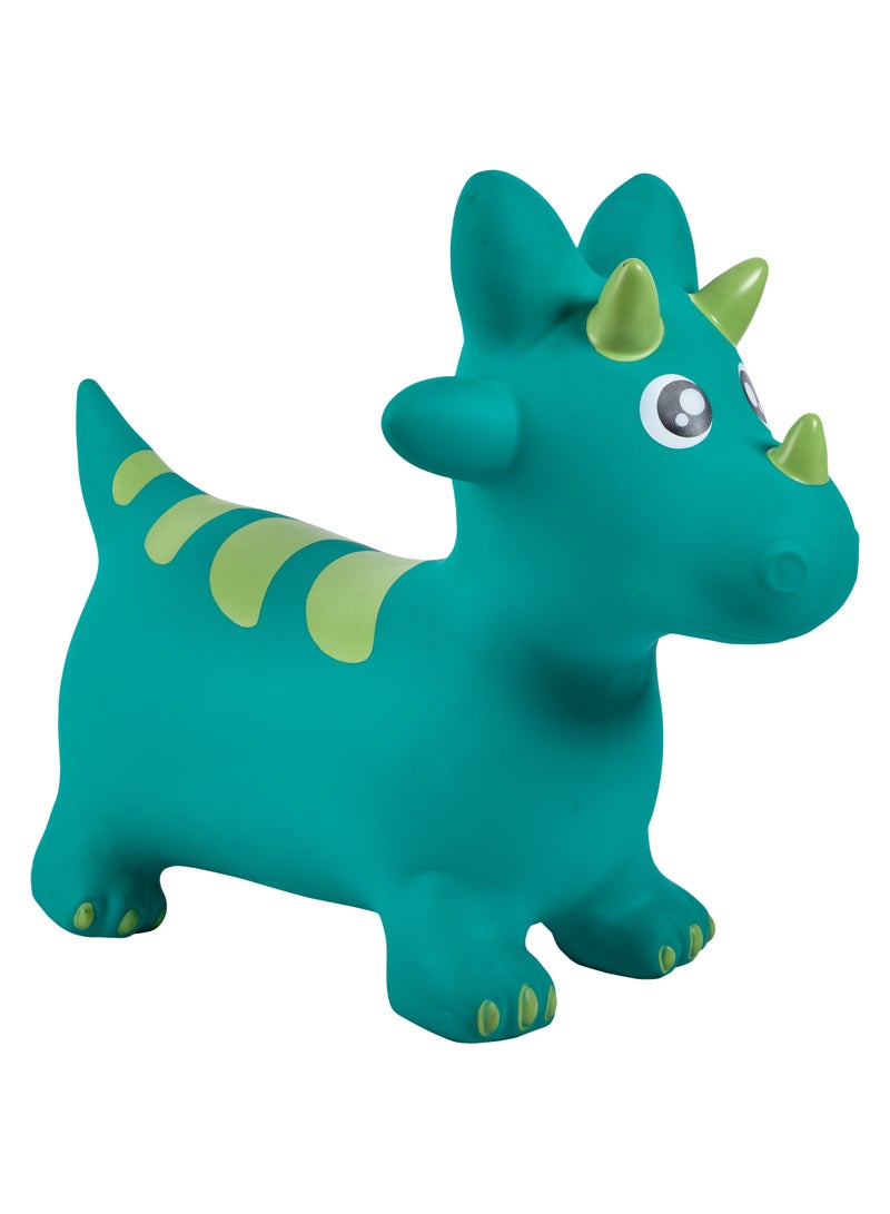 EUREKA KIDS Eurekakids Jumping Dinosaur Inflatable Bouncing Toy | For Toddler and Kids | Develop Motor Skills | Includes inflator/ pump | For 12M+ - Image 2