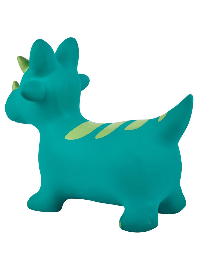 EUREKA KIDS Eurekakids Jumping Dinosaur Inflatable Bouncing Toy | For Toddler and Kids | Develop Motor Skills | Includes inflator/ pump | For 12M+ - Image 3