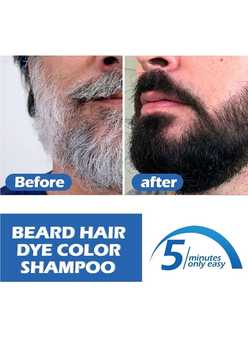 East Moon Beard And Moustache Color Shampoo Dark 100ml - Image 4