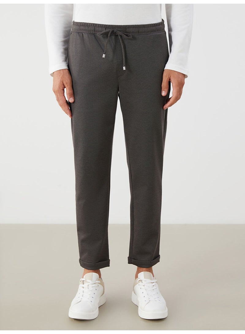 LC WAIKIKI Standard Fit Elasticated Waist Men's Trousers - Image 1