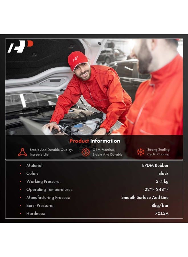 A-Premium Radiator Hose Replacement for BMW 540i 2017-2018 740i xDrive Radiator Coolant Hose, 3.0L, Upper - Image 4