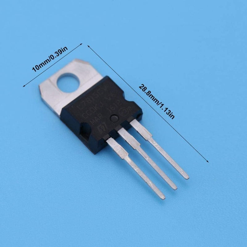 AUDBUA 40pcs 7805 7809 7812 7815 7905 7912 7915 LM317 to-220 Transistor Assortment Kit Set Containing 8 Types - Image 4
