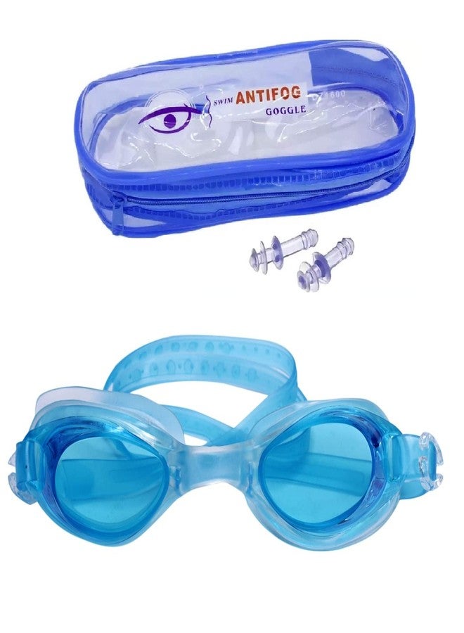 AASA Swim Protective Goggles Anti-fog UV Protection Swim Eyewear Waterproof Silicone Swimming Accessories for Kids and Adults - Image 1