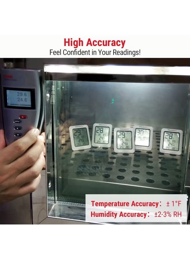 ثيرمو برو جهاز قياس الرطوبة والحرارة الداخلي TP50 مع مؤشر الرطوبة وراحة الهواء من ThermoPro - Image 4