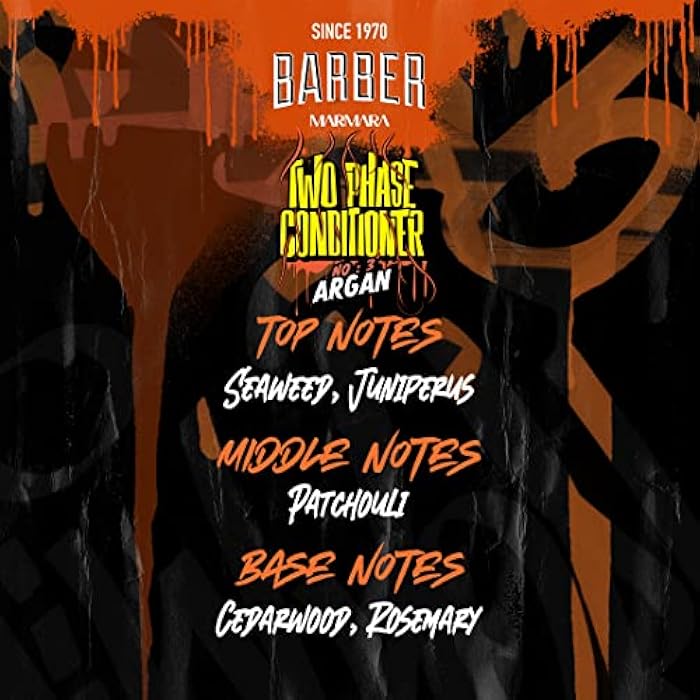 Barber Marmara Leave-in Conditioner Spray Men's No.3 Argan 500 ml Hair Care Treatment for Damaged Hair, Heat Protection, Detangling, Anti-Split Ends, Shine, Woody Scent - Image 3
